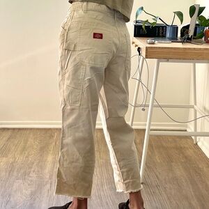 Natural-dyed carpenter pants
